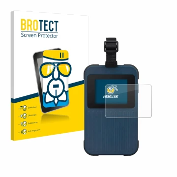Parte frontale di una confezione del prodotto con il logo del marchio BROTECT. Accanto è raffigurato il dispositivo Acer Endur