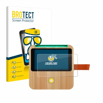 Parte frontale di una confezione del prodotto con il logo del marchio BROTECT. Accanto è raffigurato il dispositivo tigerbox T