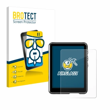 Parte frontale di una confezione del prodotto con il logo del marchio BROTECT. Accanto è raffigurato il dispositivo Mechen M3 