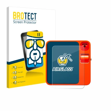 Parte frontale di una confezione del prodotto con il logo del marchio BROTECT. Accanto è raffigurato il dispositivo rabbit r1 