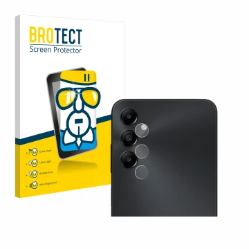 Parte frontale di una confezione del prodotto con il logo del marchio BROTECT. Accanto è raffigurato il dispositivo Samsung Ga