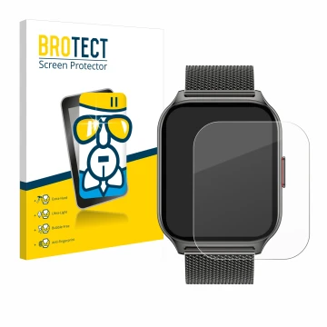 Parte frontale di una confezione del prodotto con il logo del marchio BROTECT. Accanto è raffigurato il dispositivo Popglory P