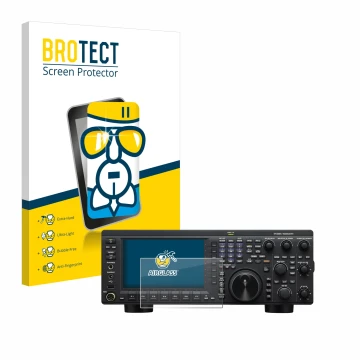 Parte frontale di una confezione del prodotto con il logo del marchio BROTECT. Accanto è raffigurato il dispositivo Kenwood TS