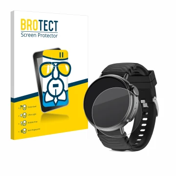 Parte frontale di una confezione del prodotto con il logo del marchio BROTECT. Accanto è raffigurato il dispositivo AMZSA GT88