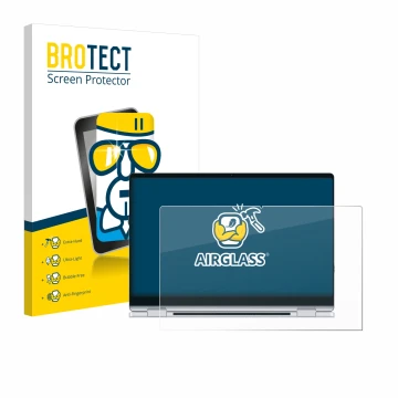 Parte frontale di una confezione del prodotto con il logo del marchio BROTECT. Accanto è raffigurato il dispositivo Samsung Ga