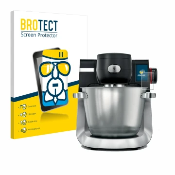 Parte frontale di una confezione del prodotto con il logo del marchio BROTECT. Accanto è raffigurato il dispositivo Bosch MUM 