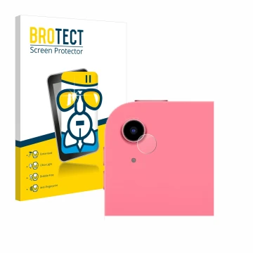 Parte frontale di una confezione del prodotto con il logo del marchio BROTECT. Accanto è raffigurato il dispositivo Apple iPad