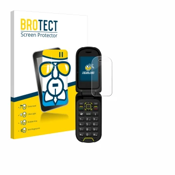 Parte frontale di una confezione del prodotto con il logo del marchio BROTECT. Accanto è raffigurato il dispositivo Hammer Bow