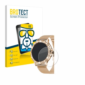Parte frontale di una confezione del prodotto con il logo del marchio BROTECT. Accanto è raffigurato il dispositivo walkbee Sm