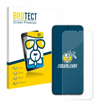 Parte frontale di una confezione del prodotto con il logo del marchio BROTECT. Accanto è raffigurato il dispositivo Huawei Pur