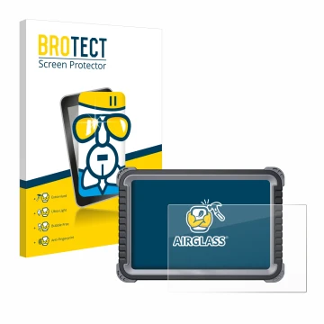 Parte frontale di una confezione del prodotto con il logo del marchio BROTECT. Accanto è raffigurato il dispositivo Topdon Pho