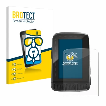 Parte frontale di una confezione del prodotto con il logo del marchio BROTECT. Accanto è raffigurato il dispositivo Wahoo Elem