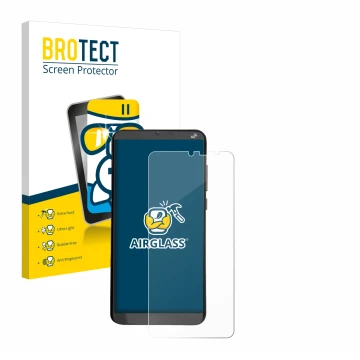 Parte frontale di una confezione del prodotto con il logo del marchio BROTECT. Accanto è raffigurato il dispositivo Brondi Ami