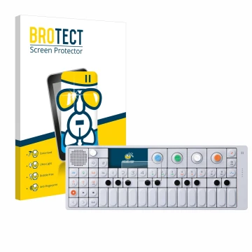 Parte frontale di una confezione del prodotto con il logo del marchio BROTECT. Accanto è raffigurato il dispositivo Teenage En