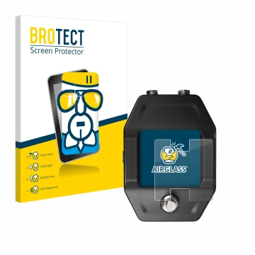 Parte frontale di una confezione del prodotto con il logo del marchio BROTECT. Accanto è raffigurato il dispositivo Shure GLXD