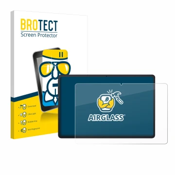 Parte frontale di una confezione del prodotto con il logo del marchio BROTECT. Accanto è raffigurato il dispositivo Blackview 