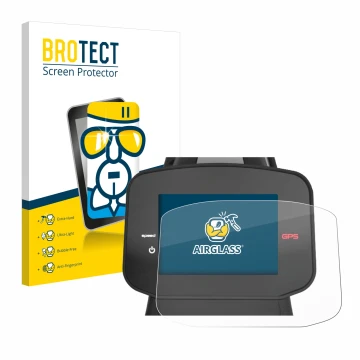 Parte frontale di una confezione del prodotto con il logo del marchio BROTECT. Accanto è raffigurato il dispositivo PowaKaddy 