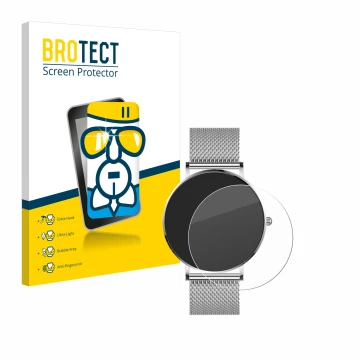 Parte frontale di una confezione del prodotto con il logo del marchio BROTECT. Accanto è raffigurato il dispositivo Watcho Ult