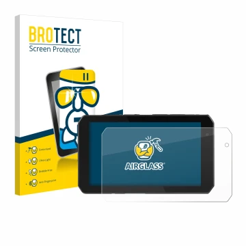Parte frontale di una confezione del prodotto con il logo del marchio BROTECT. Accanto è raffigurato il dispositivo Chigee AIO