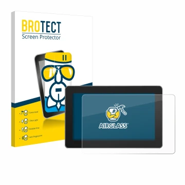 Parte frontale di una confezione del prodotto con il logo del marchio BROTECT. Accanto è raffigurato il dispositivo SmallHD In