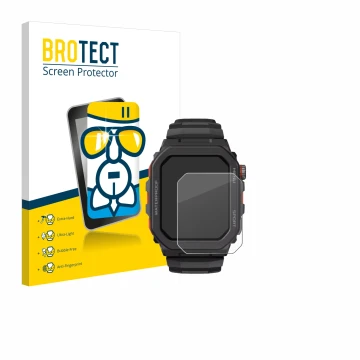 Parte frontale di una confezione del prodotto con il logo del marchio BROTECT. Accanto è raffigurato il dispositivo Zeblaze Ar