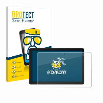 Parte frontale di una confezione del prodotto con il logo del marchio BROTECT. Accanto è raffigurato il dispositivo Xgody N02 