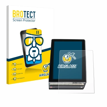 Parte frontale di una confezione del prodotto con il logo del marchio BROTECT. Accanto è raffigurato il dispositivo Renault Ca