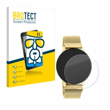 Parte frontale di una confezione del prodotto con il logo del marchio BROTECT. Accanto è raffigurato il dispositivo Oozoo Q001
