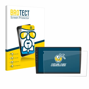 Parte frontale di una confezione del prodotto con il logo del marchio BROTECT. Accanto è raffigurato il dispositivo Eonon ua12