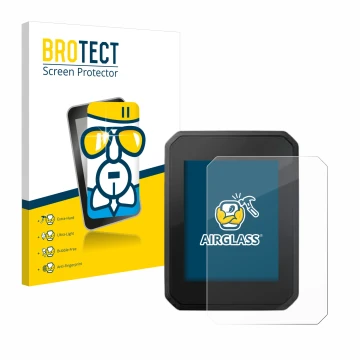 Parte frontale di una confezione del prodotto con il logo del marchio BROTECT. Accanto è raffigurato il dispositivo FIT Displa