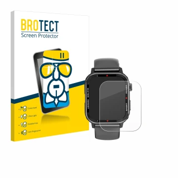 Parte frontale di una confezione del prodotto con il logo del marchio BROTECT. Accanto è raffigurato il dispositivo Manike G96