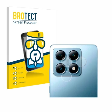 Parte frontale di una confezione del prodotto con il logo del marchio BROTECT. Accanto è raffigurato il dispositivo Xiaomi 14T