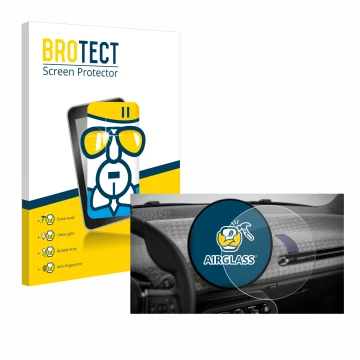 Parte frontale di una confezione del prodotto con il logo del marchio BROTECT. Accanto è raffigurato il dispositivo Mini Coope