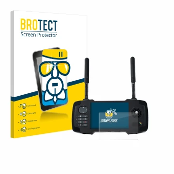 Parte frontale di una confezione del prodotto con il logo del marchio BROTECT. Accanto è raffigurato il dispositivo Toslon XR5