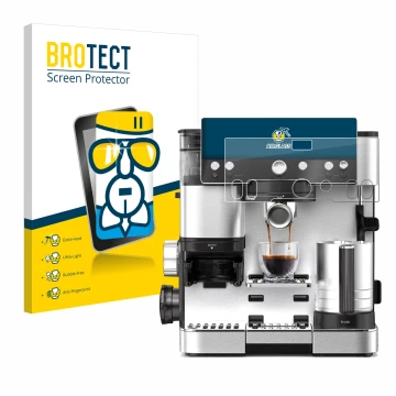 Parte frontale di una confezione del prodotto con il logo del marchio BROTECT. Accanto è raffigurato il dispositivo Ninja Luxe