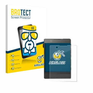 Parte frontale di una confezione del prodotto con il logo del marchio BROTECT. Accanto è raffigurato il dispositivo Light Phon