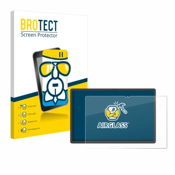 Parte frontale di una confezione del prodotto con il logo del marchio BROTECT. Accanto è raffigurato il dispositivo Mediacom A