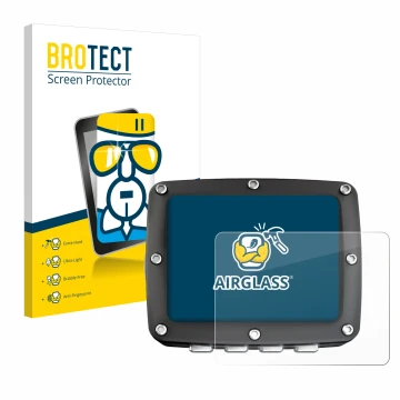 Parte frontale di una confezione del prodotto con il logo del marchio BROTECT. Accanto è raffigurato il dispositivo Ratio iX3M