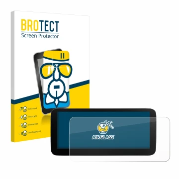 Parte frontale di una confezione del prodotto con il logo del marchio BROTECT. Accanto è raffigurato il dispositivo Xtrons B0C