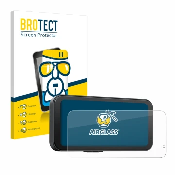 Parte frontale di una confezione del prodotto con il logo del marchio BROTECT. Accanto è raffigurato il dispositivo Volam RC15