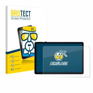 Parte frontale di una confezione del prodotto con il logo del marchio BROTECT. Accanto è raffigurato il dispositivo Doogee U11