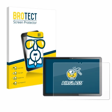 Parte frontale di una confezione del prodotto con il logo del marchio BROTECT. Accanto è raffigurato il dispositivo VALE V10E-