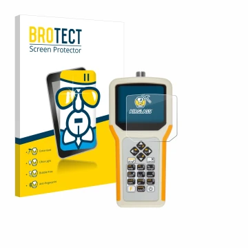 Parte frontale di una confezione del prodotto con il logo del marchio BROTECT. Accanto è raffigurato il dispositivo RigExpert 