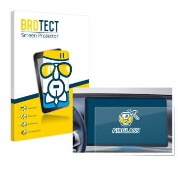 Parte frontale di una confezione del prodotto con il logo del marchio BROTECT. Accanto è raffigurato il dispositivo BYD Atto 3