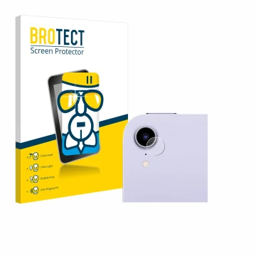 Parte frontale di una confezione del prodotto con il logo del marchio BROTECT. Accanto è raffigurato il dispositivo Apple iPad