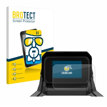 Parte frontale di una confezione del prodotto con il logo del marchio BROTECT. Accanto è raffigurato il dispositivo Honda X-AD
