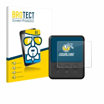 Parte frontale di una confezione del prodotto con il logo del marchio BROTECT. Accanto è raffigurato il dispositivo ISDT 608PD