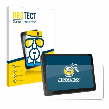 Parte frontale di una confezione del prodotto con il logo del marchio BROTECT. Accanto è raffigurato il dispositivo Carpuride 
