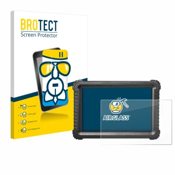 Parte frontale di una confezione del prodotto con il logo del marchio BROTECT. Accanto è raffigurato il dispositivo iCarsoft C
