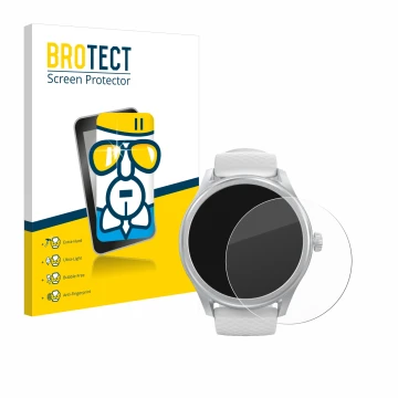 Parte frontale di una confezione del prodotto con il logo del marchio BROTECT. Accanto è raffigurato il dispositivo Hama Smart